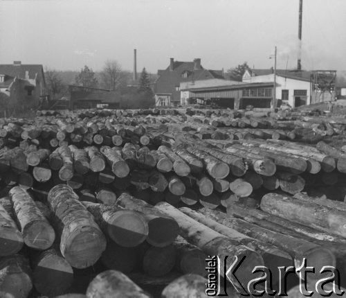 Po 1946, Barlinek, Pomorze Zachodnie, Polska.
Tartak.
Fot. Jerzy Konrad Maciejewski, zbiory Ośrodka KARTA