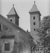 Po 1966, Czerwińsk nad Wisłą, woj. warszawskie, Polska.
Romański Kościół Zwiastowania Najświętszej Marii Panny.
Fot. Jerzy Konrad Maciejewski, zbiory Ośrodka KARTA