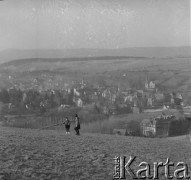 Marzec 1967, Duszniki-Zdrój, woj. wrocławskie, Polska.
Panorama miasta.
Fot. Jerzy Konrad Maciejewski, zbiory Ośrodka KARTA