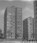 Lata 60., Warszawa, Polska.
Blok przy ul. Remeblińskiego na osiedlu 