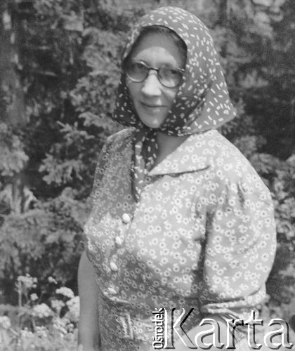 Czerwiec 1940, Mürren, Szwajcaria. 
Katharine Santschi.
Fot. Jerzy Konrad Maciejewski, zbiory Ośrodka KARTA