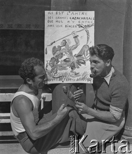 1940, Moospinte, Szwajcaria.
Internowani żołnierze z francuskiej armii.
Fot. Jerzy Konrad Maciejewski, zbiory Ośrodka KARTA