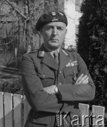 1941, Huttwil, Szwajcaria.
Oficer ds. zleceń i łączności 2. Dywizji Strzelców Pieszych oraz redaktor naczelny gazety dla internowanych żołnierzy 2. DSP „Goniec Obozowy” mjr Antoni Ślosarczyk.
Fot. Jerzy Konrad Maciejewski, zbiory Ośrodka KARTA