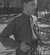 1940-1941, Münchenbuchsee, Szwajcaria.
Żołnierz 2. Dywizji Strzelców Pieszych podczas internowania.
Fot. Jerzy Konrad Maciejewski, zbiory Ośrodka KARTA