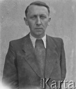1943-1945, Baden, Szwajcaria.
Internowany żołnierz z 2. Dywizji Strzelców Pieszych ppor. rez. Bronisław Krauze-Braj (?).
Fot. Jerzy Konrad Maciejewski, zbiory Ośrodka KARTA