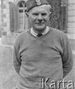 1943-1945, Baden, Szwajcaria.
Żołnierz z 2. Dywizji Strzelców Pieszych podczas internowania.
Fot. Jerzy Konrad Maciejewski, zbiory Ośrodka KARTA
