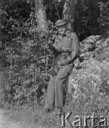 1943-1945, Baden, Szwajcaria.
Internowany sierż. Jerzy Konrad Maciejewski. W czasie przymusowego pobytu w Szwajcarii, wydawał gazetę dla internowanych żołnierzy 
