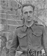1944, Baden, Szwajcaria.
Internowany żołnierz z 2. Dywizji Strzelców Pieszych kpr. pchor. Zbigniew Szychowski.
Fot. Jerzy Konrad Maciejewski, zbiory Ośrodka KARTA

