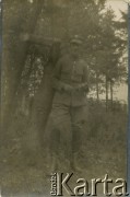 1919, Galicja Wschodnia.
Kpt. Eugeniusz Żongołłowicz - dowódca I Warszawskiego Batalionu Ochotniczego Oddziału Odsieczy Lwowa WP II RP (od kwietnia 1919 r. 19 pp Odsieczy Lwowa) podczas wojny polsko-ukraińskiej. 
Fot. Jerzy Konrad Maciejewski, zbiory Ośrodka KARTA