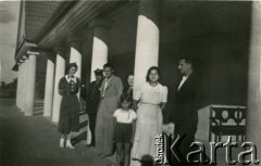 1937-1939, Zułów, woj. wileńskie, Polska.
Dworzec kolejowy w Zułowie.
Fot. NN, zbiory Ośrodka KARTA, udostępniła Anna Kiljan