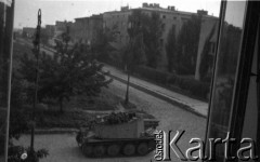 Lata 40., Warszawa, Polska.
Czołg.
Fot. Maciej Jasiecki, zbiory Ośrodka KARTA