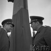 14.05.1972, Berlin, Niemiecka Republika Ludowa (NRD).
Uroczystość odsłonięcia Pomnika Żołnierza Polskiego i Niemieckiego Antyfaszysty. Nz. niemieccy żołnierze.
Fot. Maciej Jasiecki, zbiory Ośrodka KARTA