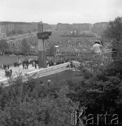 14.05.1972, Berlin, Niemiecka Republika Ludowa (NRD).
Uroczystość odsłonięcia Pomnika Żołnierza Polskiego i Niemieckiego Antyfaszysty.
Fot. Maciej Jasiecki, zbiory Ośrodka KARTA