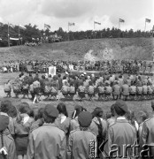 24.06.1972, Cedynia, Polska
Obchody tysiąclecia bitwy pod Cedynią. Na górze Czcibora odsłonięto Pomnik Polskiego Zwycięstwa nad Odrą.
Fot. Maciej Jasiecki, zbiory Ośrodka KARTA