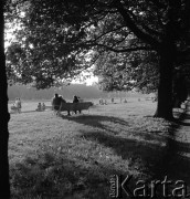 Lata 70., Szczecin, Polska.
Jasne Błonia, teren rekreacyjny w centrum miasta. 
Fot. Maciej Jasiecki, zbiory Ośrodka KARTA