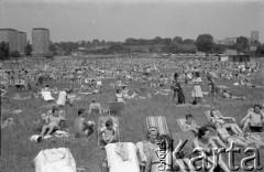 Lata 70., Szczecin, Polska.
Kąpielisko miejskie „Gontynka”. 
Fot. Maciej Jasiecki, zbiory Ośrodka KARTA