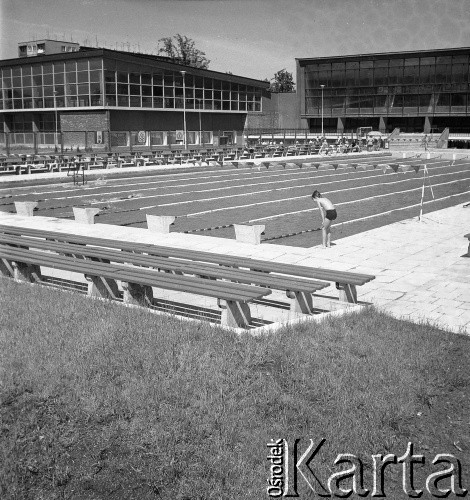 Lata 70., Szczecin, Polska.
Wojewódzki Dom Sportu, ul. Wąska 16.
Fot. Maciej Jasiecki, zbiory Ośrodka KARTA