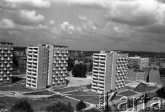 Lata 70., Szczecin, Polska.
Wieżowce przy al. Wyzwolenia.
Fot. Maciej Jasiecki, zbiory Ośrodka KARTA