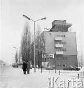 Lata 70., Szczecin, Polska.
Hotel ORBIS „Arkona” przy ul. Panieńskiej (obecnie nie istnieje). 
Fot. Maciej Jasiecki, zbiory Ośrodka KARTA
