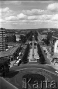 Lata 70., Szczecin, Polska.
Plac Żołnierza z Pomnikiem Wdzięczności Armii Radzieckiej.
Fot. Maciej Jasiecki, zbiory Ośrodka KARTA