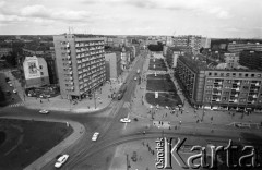 Lata 70., Szczecin, Polska.
Plac Żołnierza Polskiego i Aleja Wyzwolenia.
Fot. Maciej Jasiecki, zbiory Ośrodka KARTA