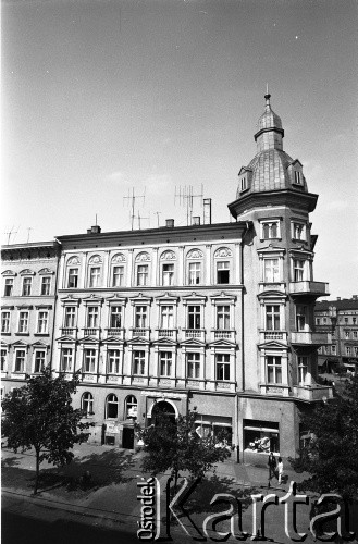 Lata 70., Szczecin, Polska.
Ulica Krzywoustego.
Fot. Maciej Jasiecki, zbiory Ośrodka KARTA