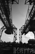 Lata 70., Szczecin, Polska.
Port. Nabrzeże „Chorzowskie”.
Fot. Maciej Jasiecki, zbiory Ośrodka KARTA