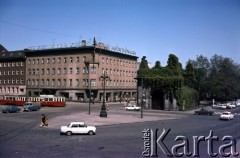 Lata 70., Szczecin, Polska.
Brama Królewska, pl. Hołdu Pruskiego (obecnie „Solidarności”).
Fot. Maciej Jasiecki, zbiory Ośrodka KARTA