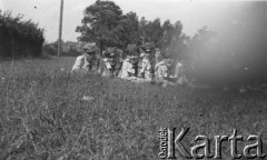 1941-1944, Warszawa.
Członkowie Towarzystwa Gimnastycznego 