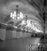 1966, Moskwa, ZSRR.
Metro.
Fot. Maciej Jasiecki, zbiory Ośrodka KARTA