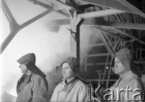 Lata 60.-70., Polska.
Hutnicy.
Fot. Maciej Jasiecki, zbiory Ośrodka KARTA