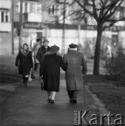 Lata 60.-70., Szczecin, Polska.
Spacer.
Fot. Maciej Jasiecki, Fundacja Ośrodka KARTA