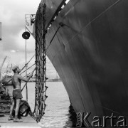 Lata 70., Santa Cruz de Tenerife, Hiszpania.
Port. Zdjęcie zrobione w czasie rejsu.
Fot. Maciej Jasiecki, zbiory Ośrodka KARTA