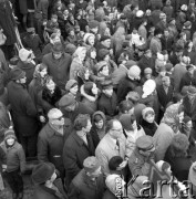 11.04.1970, Szczecin. Polska
Wodowanie statku Powstaniec Śląski w Stoczni Szczecińskiej im. Adolfa Warskiego. 
Fot. Maciej Jasiecki, zbiory Ośrodka KARTA