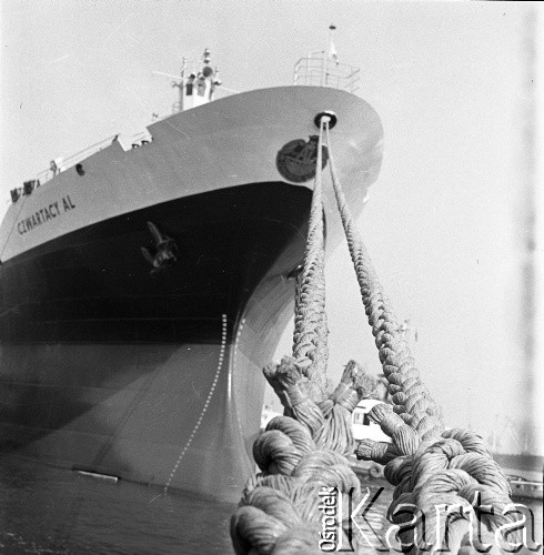 22.10.1970, Szczecin. Polska
Wodowanie statku „Czwartacy AL” w Stoczni Szczecińskiej im. Adolfa Warskiego.
Fot. Maciej Jasiecki, zbiory Ośrodka KARTA