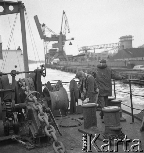 1972, brak miejsca.
Na pokładzie MS Jedność Robotnicza.
Fot. Maciej Jasiecki, zbiory Ośrodka KARTA