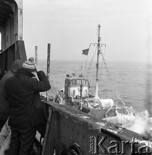 1972, brak miejsca.
Na pokładzie MS Jedność Robotnicza.
Fot. Maciej Jasiecki, zbiory Ośrodka KARTA