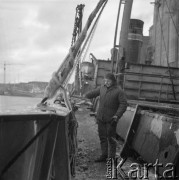 1972, brak miejsca.
Na pokładzie MS Jedność Robotnicza.
Fot. Maciej Jasiecki, zbiory Ośrodka KARTA