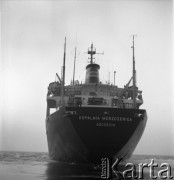 Lata 70., brak miejsca.
MS Kopalnia Moszczenica, statek Polskiej Żeglugi Morskiej.
Fot. Maciej Jasiecki, zbiory Ośrodka KARTA