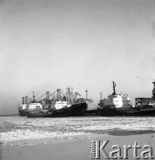 Lata 70., Szczecin, Polska.
Statek „Eugenie Cotton