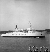 Lata 70., Świnoujście, Polska.
Prom „Wilanów”.
Fot. Maciej Jasiecki, zbiory Ośrodka KARTA
