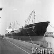 Lata 70., Szczecin, Polska.
Statek „Kopalnia Machów