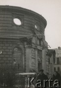 Po 1.09.1939, Warszawa, Polska.
Kościół Ewangelicko-Augsburski pod wezwaniem Św. Trójcy na placu Małachowskiego.
Fot. NN, zbiory Ośrodka KARTA, udostępnił Roman Trojanowicz