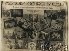 1915-1918, Rosja.
Kolaż zdjęć podarowany na pamiątkę Janowi Piekutowskiemu przez Centralny Komitet Obywatelski Królestwa Polskiego w Rosji.
Fot. NN, kolekcja Jana Piekutowskiego, zbiory Ośrodka KARTA