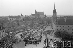 31.05.1981, Warszawa, Polska.
Pogrzeb prymasa Polski kardynała Stefana Wyszyńskiego.
Fot. Tomasz Tomaszewski, zbiory Ośrodka KARTA