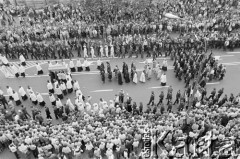 31.05.1981, Warszawa, Polska.
Pogrzeb prymasa Polski kardynała Stefana Wyszyńskiego.
Fot. Tomasz Tomaszewski, zbiory Ośrodka KARTA