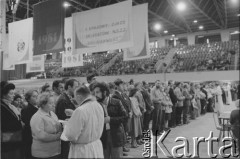 5-10.09, 26.09-7.10.1981, Gdańsk, Polska.
Msza święta podczas I Krajowego Zjazdu Delegatów NSZZ 