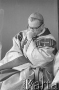Sierpień 1981, Częstochowa, Polska.
Arcybiskup metropolita krakowski kardynał Franciszek Macharski podczas podczas mszy świętej.
Fot. Tomasz Tomaszewski, zbiory Ośrodka KARTA