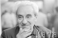 Lata 80., Polska.
Jerzy Turowicz.
Fot. Tomasz Tomaszewski, zbiory Ośrodka KARTA