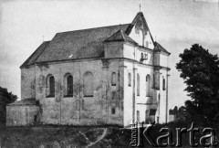 Przed 1939 (?), Nowogródek, Polska.
Kościół farny pw. Przemienienia Pańskiego.
Fot. NN, kolekcja Cezarego Chlebowskiego, zbiory Ośrodka KARTA